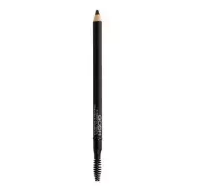 Gosh kredka do brwi ze szczoteczką Soft Black 1,2 g