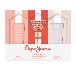 Pepe Jeans for Her woda perfumowana spray 30 ml + żel ppod prysznic 50 ml + balsam do ciała 50 ml