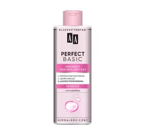 AA Perfect Basic łagodzący płyn micelarny 3w1 200 ml