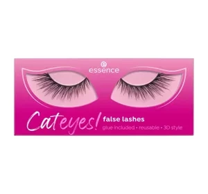 Essence Cateyes False Lashes sztuczne rzęsy na pasku z klejem 01 Catwalk