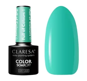 Claresa hybrydowy lakier do paznokci Full of Colours 6 5 g