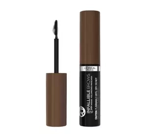 LOREAL INFAILLIBLE BROWS TUSZ DO BRWI DODAJĄCY OBJĘTOŚCI 3.0 BRUNETTE 4,4ML