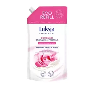 Luksja Creamy & Soft mydło w płynie Róża i Proteiny Mleka zapas 900ml