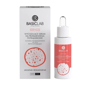BasicLab Esteticus wyciszające serum na przebarwienia potrądzikowe 30 ml