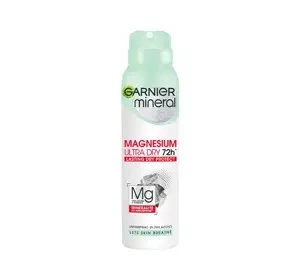 Garnier Mineral Magnesium Ultra Dry 72h antyperspirant w sprayu dla kobiet 150 ml