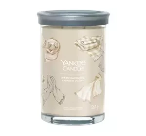 Yankee Candle Signature Tumbler duża świeca zapachowa Warm Cashmere 567 g