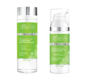 Bielenda Professional SupremeLab Sebio Derm zestaw tonik 200ml + krem 50ml