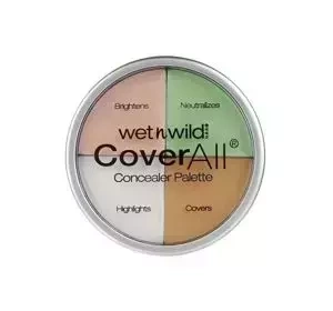 Wet n Wild Cover All Color Corrective Concealer Palette paleta korektorów do twarzy 6,5 g