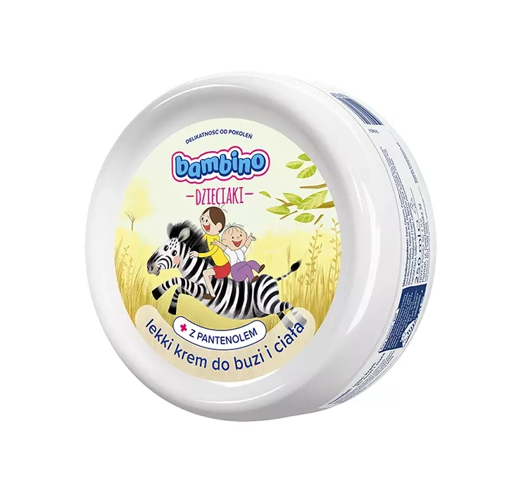 Bambino Dzieciaki lekki krem do buzi i ciała Plaża 250ml