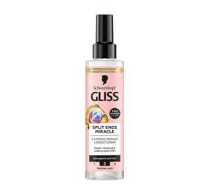 Gliss Split Ends Miracle ekspresowa odżywka do włosów zniszczonych i z rozdwojonymi końcówkami 200ml