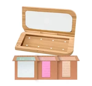 Ecocera Natural Choice zestaw kasetka magnetyczna + puder + róż + rozświetlacz
