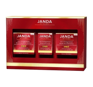 Janda My Clinic zestaw kosmetyków Nici Kolagenowe 70+ krem na dzień 50 ml + krem na noc 50 ml + krem pod oczy 15 ml