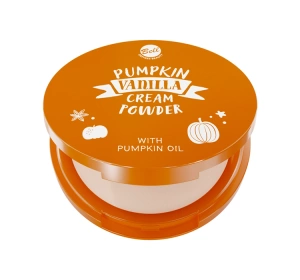 Bell Pumpkin Vanilla Cream Powder puder utrwalający makijaż z olejem z dyni 01 Spicy Vanilla 10,5 g