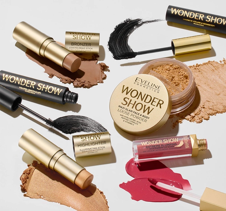 Eveline Wonder Show pogrubiająco-rozdzielający tusz do rzęs Intense Black 7ml