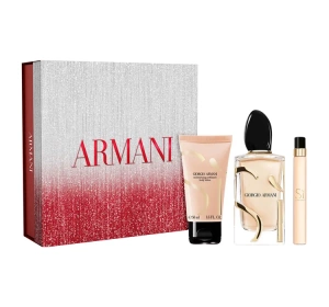 Armani Sì woda perfumowana spray 100 ml + 10 ml + balsam do ciała 50 ml