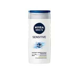 NIVEA MEN Sensitive łagodzący żel pod prysznic 3w1 dla mężczyzn 250 ml