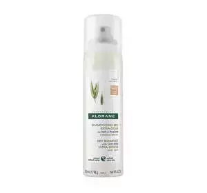Klorane ultra delikatny suchy szampon z mleczkiem z owsa włosy ciemne 150 ml