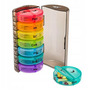 Rea Tape tygodniowy organizer na leki cylinder Czarny