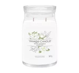 Yankee Candle Signature duża świeca zapachowa White Gardenia 567 g