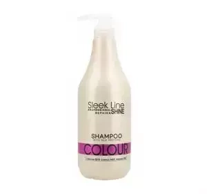 Stapiz Sleek Line Colour szampon do włosów farbowanych z jedwabiem 1L