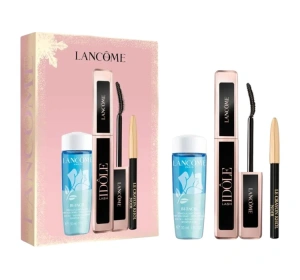 Lancôme zestaw tusz do rzęs Lash Idôle 01 Glossy Black 8 ml + kredka Kôhl 01 Noir 0,7 g + płyn do demakijażu Bi-Facil 30 ml
