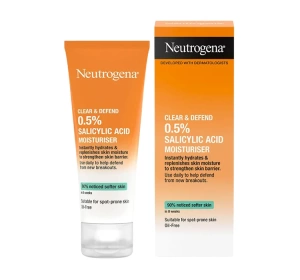 Neutrogena Clear&Defend 0,5% Salicylic Acid Moisturiser krem do twarzy skóra problematyczna i trądzikowa 50 ml