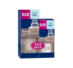 Lovi Trends butelka z dynamicznym smoczkiem 250 ml + 120 ml GRATIS