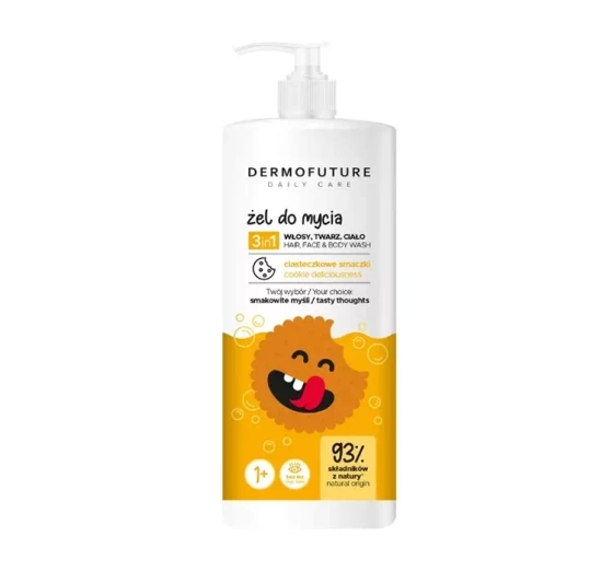 Dermofuture Daily Care żel do mycia 3w1 dla dzieci Ciasteczkowe Smaczki 500ml
