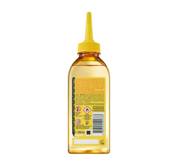 GARNIER FRUCTIS HAIR DRINK BANANA BŁYSKAWICZNA ODŻYWKA DO WŁOSÓW W PŁYNIE 200ML