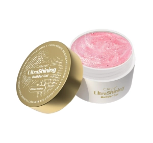 Clavier UltraShining Builder Gel, Glitter & Flakes ultra-lśniący żel budujący do paznokci 01 Say My Name 30 g