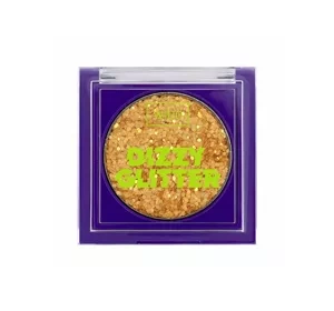 Wibo Dizzy Glitter brokatowy cień do powiek 2 Złoty 2 g