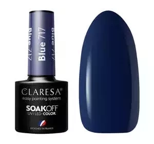 Claresa hybrydowy lakier do paznokci Blue 717 5 g