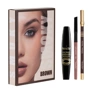 Pierre Rene Smoky Brown zestaw do makijażu kredka do oczu + konturówka + tusz do rzęs