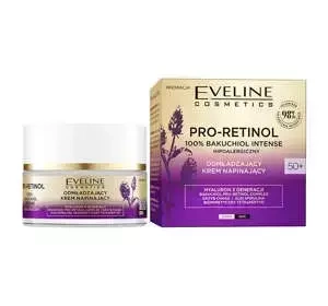 Eveline Cosmetics Pro-Retinol 100% Bakuchiol 50+ odmładzający krem napinający 50 ml
