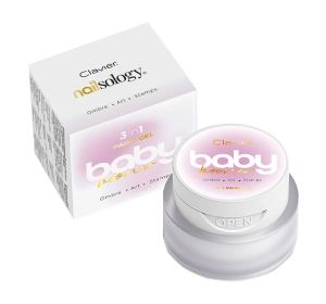 Clavier Nailsology Baby Boomer French & Nude wielozadaniowy żel 3w1 do stylizacji paznokci F01 Sublime 3 g