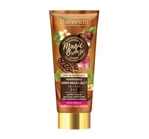 Bielenda Magic Bronze nawilżający krem brązujący do ciała 2w1 Śniada Karnacja 200 ml