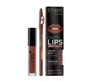 Eveline Oh My Lips pomadka w płynie konturówka 2