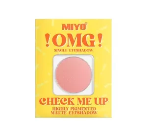 MIYO OMG MATTE EYESHADOW MATOWY CIEŃ DO POWIEK 15 RICH PEACH 1,3G