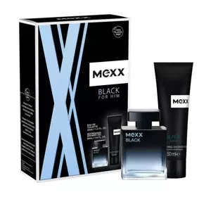 Mexx Black Man woda toaletowa spray 30 ml + żel pod prysznic 50 ml