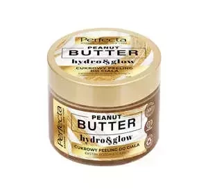 Perfecta Peanut Butter Hydro & Glow cukrowy peeling do ciała 300g