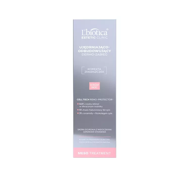 L'biotica Estetic Clinic Meso Treatment ujędrniająco-odbudowujący krem na noc 35ml