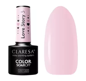 Claresa hybrydowy lakier do paznokci Love Story 3 5 g