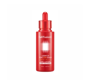 Cell Fusion C Laser UV Pore Sun Serum ochronne serum wygładzające i zwężające pory SPF50+ PA++++ 40 ml