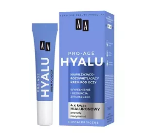 AA Hyalu Pro Age nawilżająco-rozświetlający krem pod oczy 15 ml