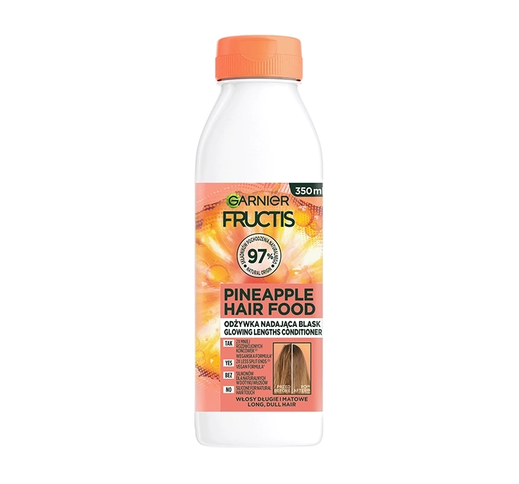 GARNIER FRUCTIS HAIR FOOD PINEAPPLE ODŻYWKA DO WŁOSÓW DŁUGICH I MATOWYCH 350ML