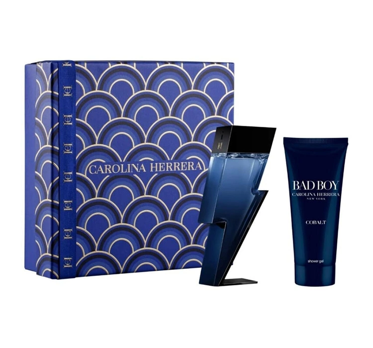 carolina herrera bad boy cobalt woda perfumowana 100 ml   zestaw  