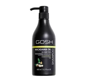 Gosh Macadamia Oil wegański szampon do włosów suchych 450ml