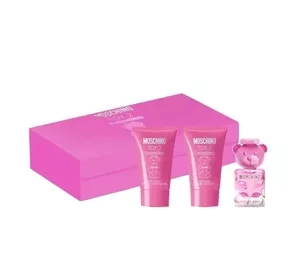 Moschino Toy 2 Bubble Gum woda toaletowa 5 ml + balsam do ciała 25 ml + żel pod prysznic 25 ml
