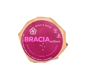 Bracia Mydlarze peelingujące mydło w kostce Hibiskus z Solą Himalajską 160 g