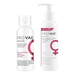 ProVag specjalistyczna emulsja do higieny intymnej 40 ml + 150 ml
